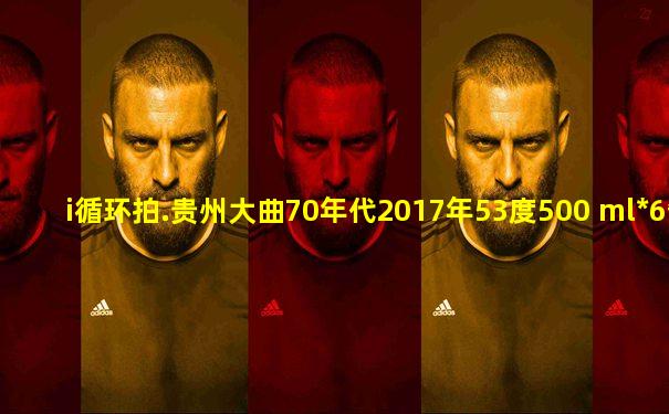 i循环拍.贵州大曲70年代2017年53度500 ml*6酱香型